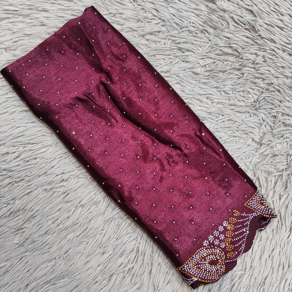 Satin Fabric Heavy Hijabs | HJ06